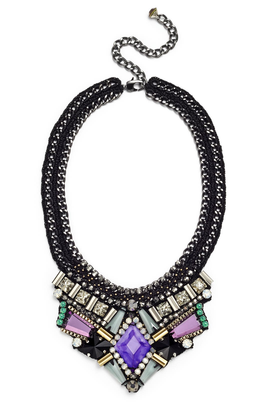 Azia Purple Necklace by Nocturne