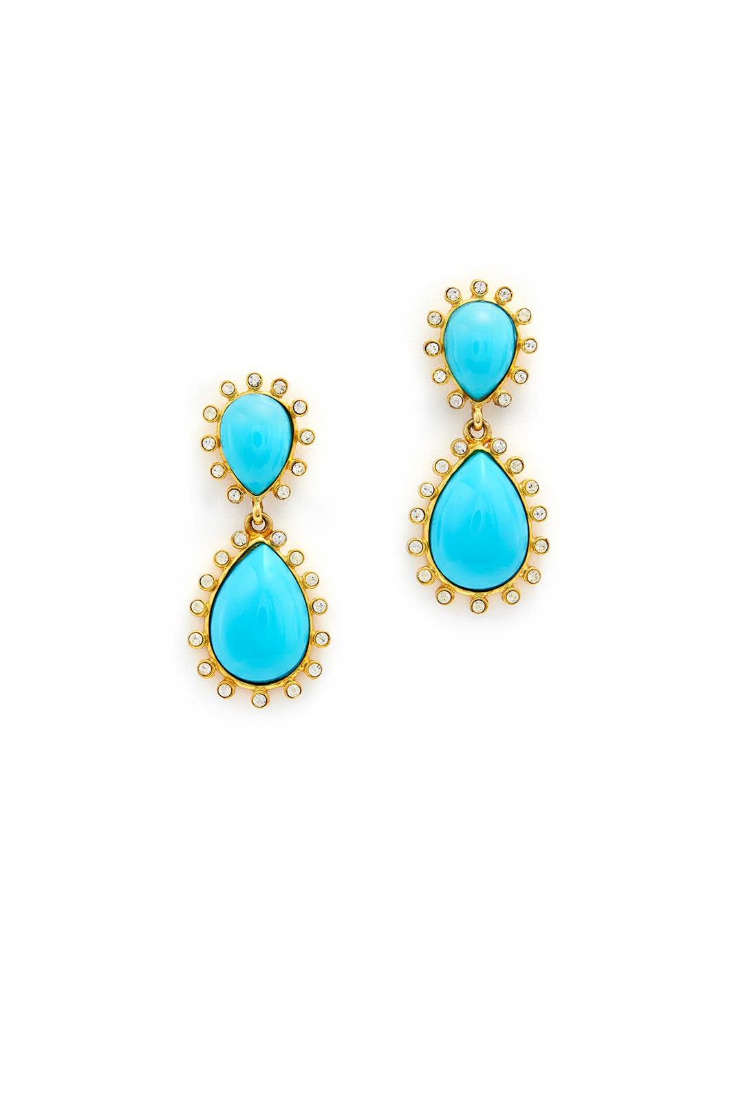 Crystallized Aqua Drops by Kenneth Jay Lane