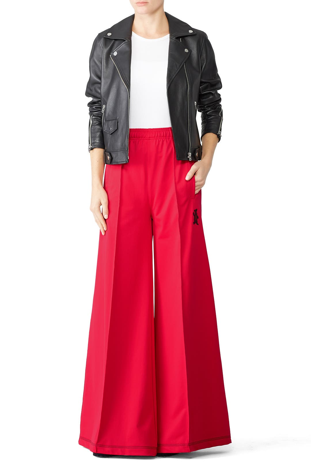【送料&関税込】Marni Flared Pants 310761-38117-MARNI-EMBROIDERED