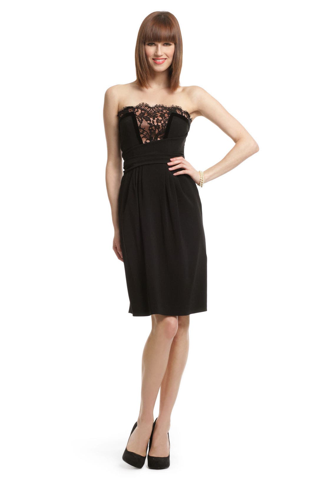 Kisses and Lace Dress by Alberta Ferretti
