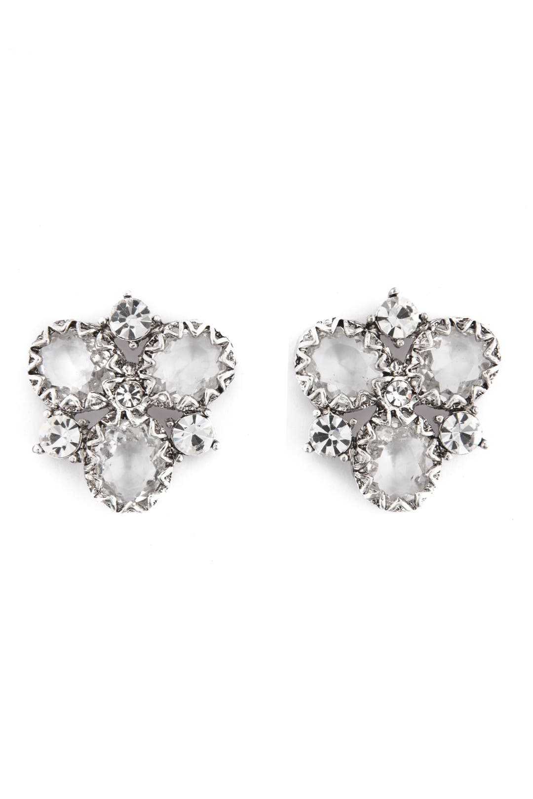 Crystal Cluster Earrings by Badgley Mischka Jewelry