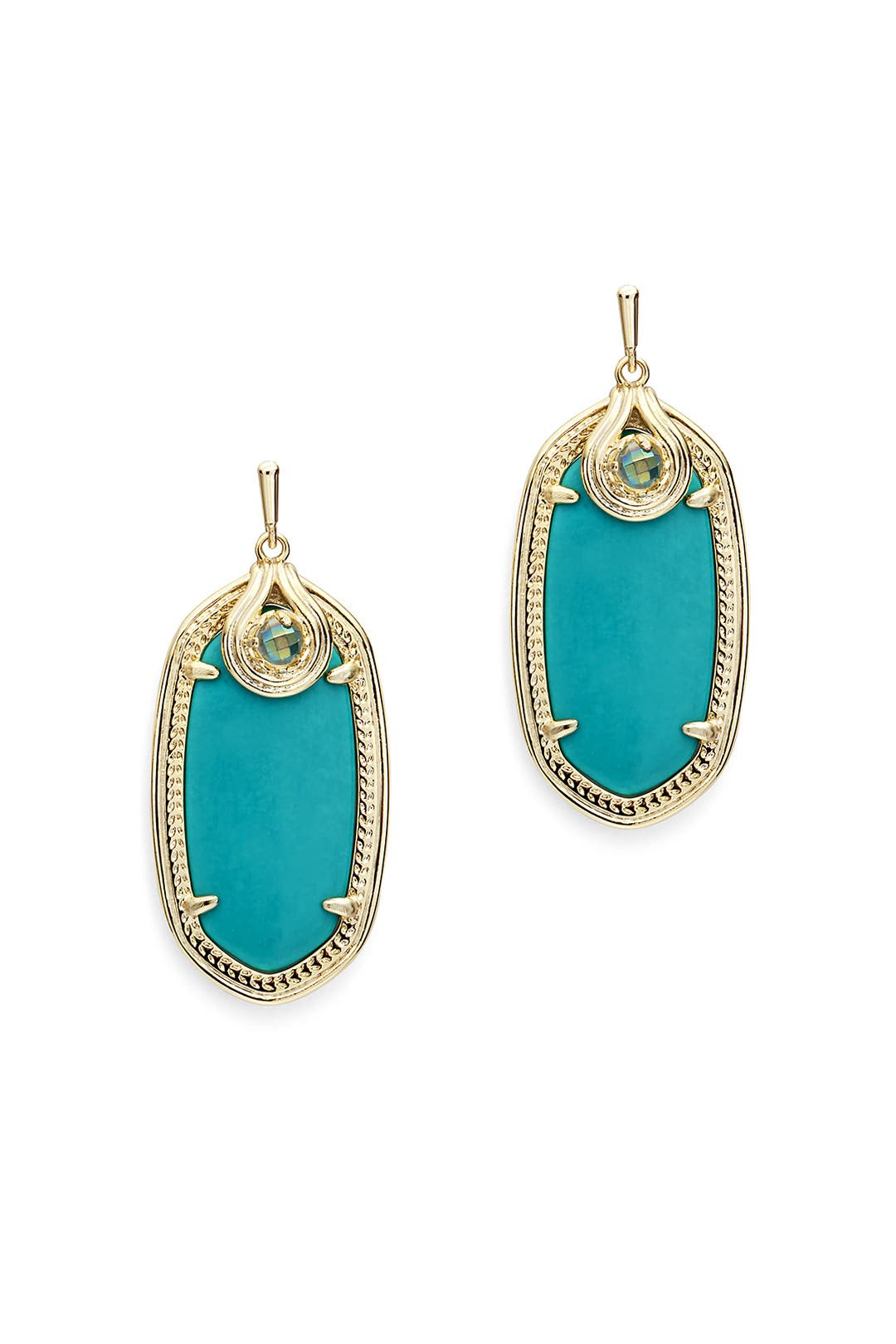 Teal Porter Earrings by Kendra Scott