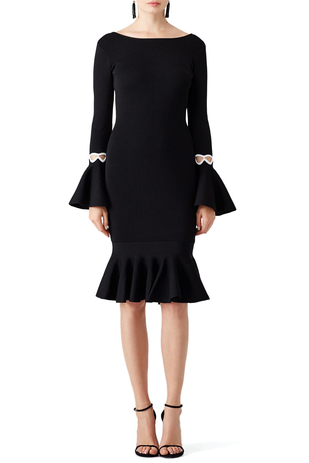 Black Fluted Belle Dress by Sachin & Babi for 60 Rent the Runway