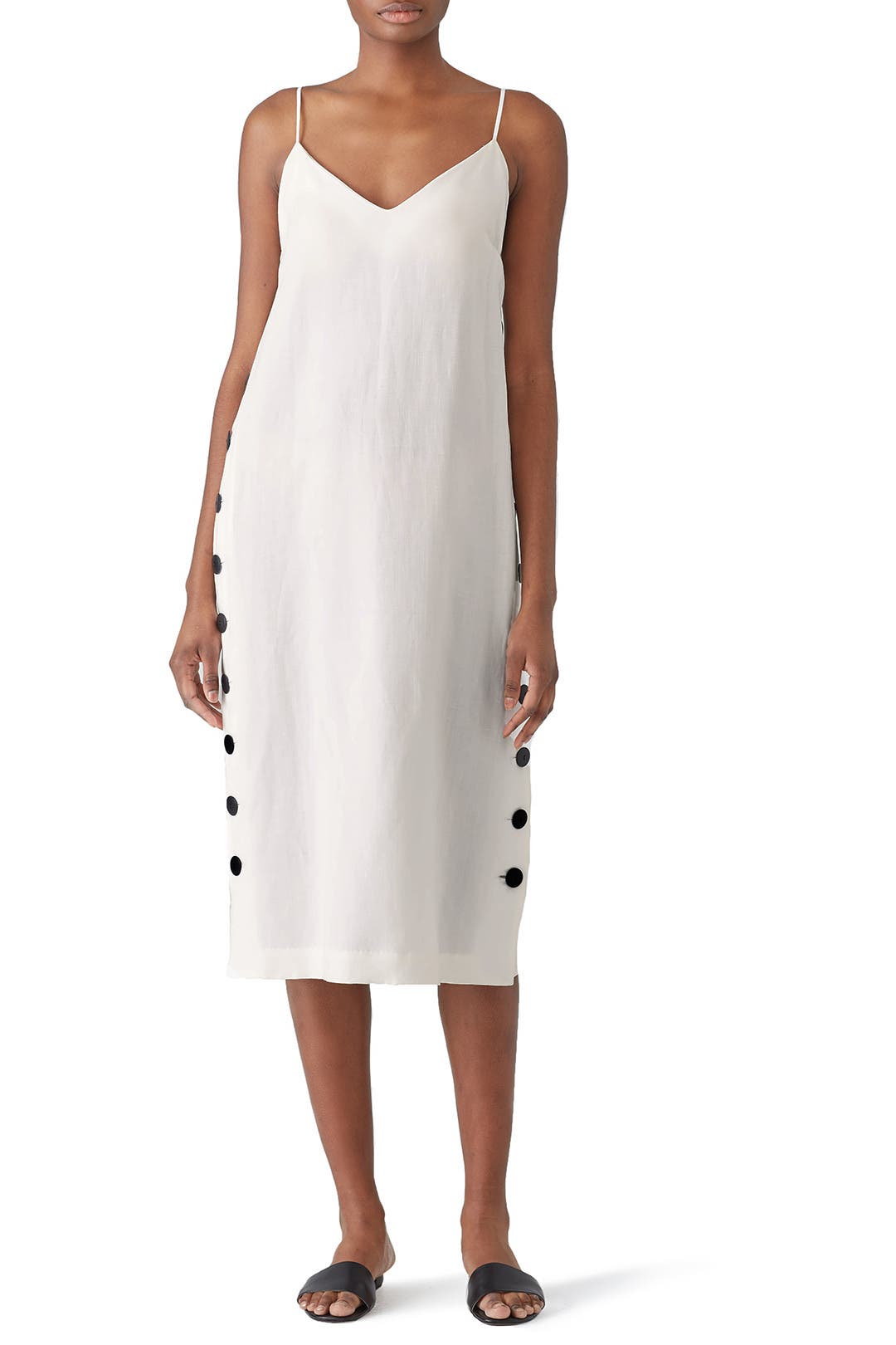 mara hoffman white dress