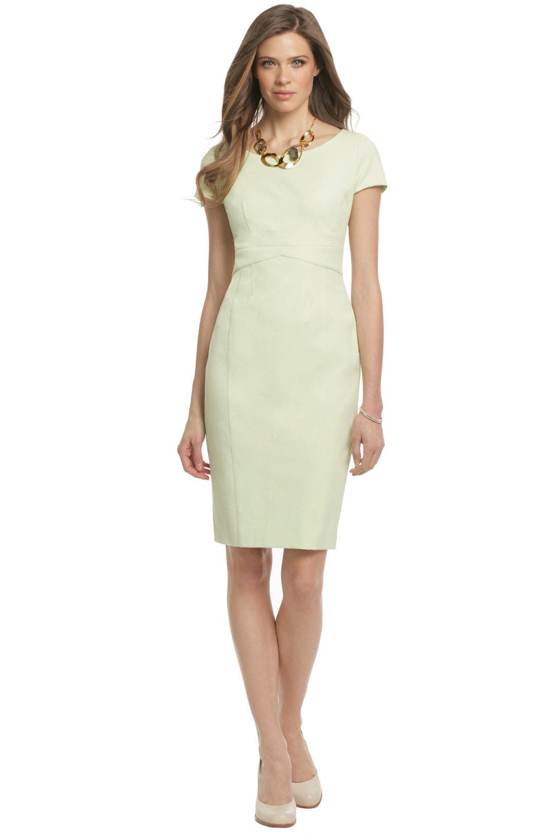 Lime Sorbet Sheath by Narciso Rodriguez