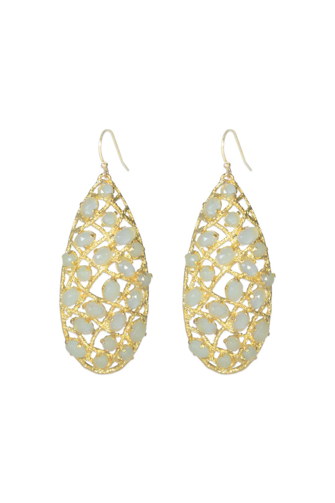 Honeydew Tapestry Earrings by Alexis Bittar