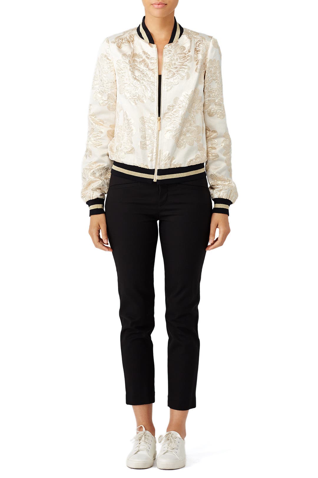 Champagne Pep Jacket by Trina Turk for 40 Rent the Runway