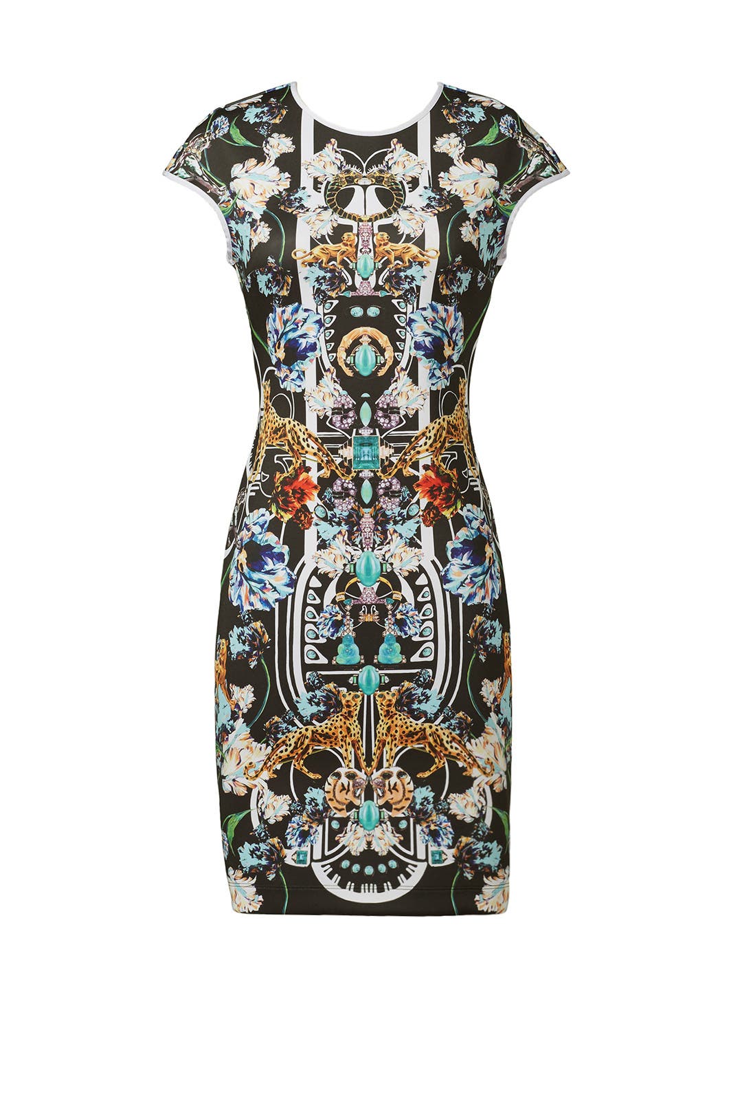 Gold Panther Dress by Clover Canyon