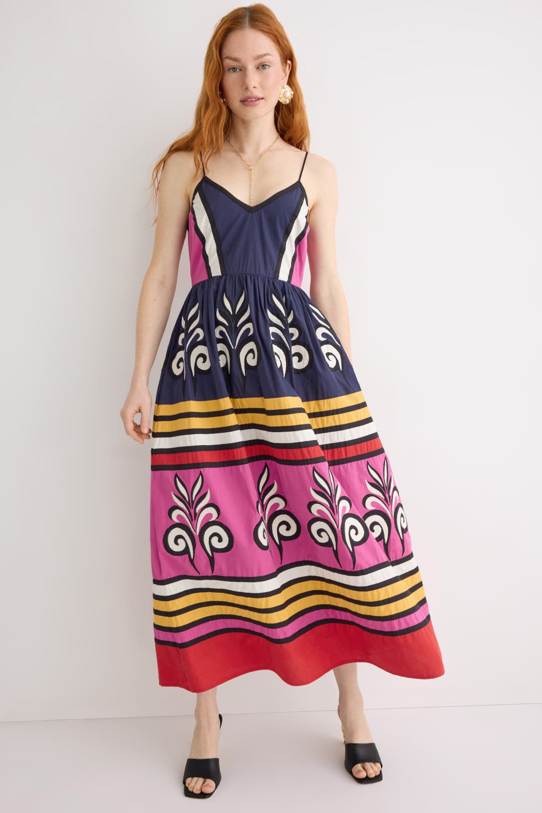 Audrey S/S Dress, Antonina Print