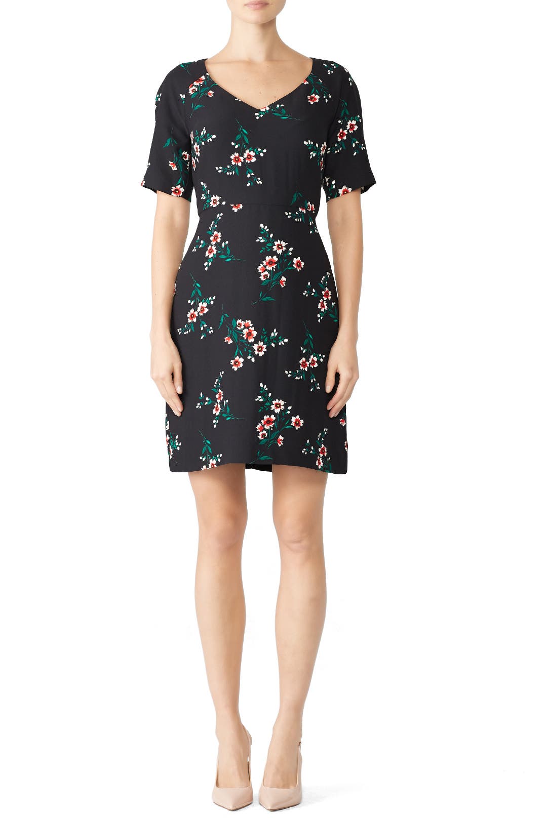 Floral VNeck Dress by Draper James Rent the Runway
