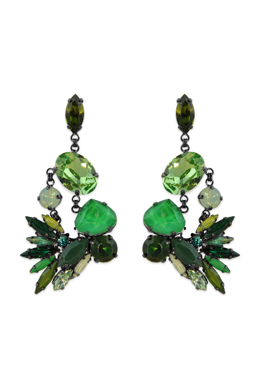 Tropical Punch Earrings by Erickson Beamon