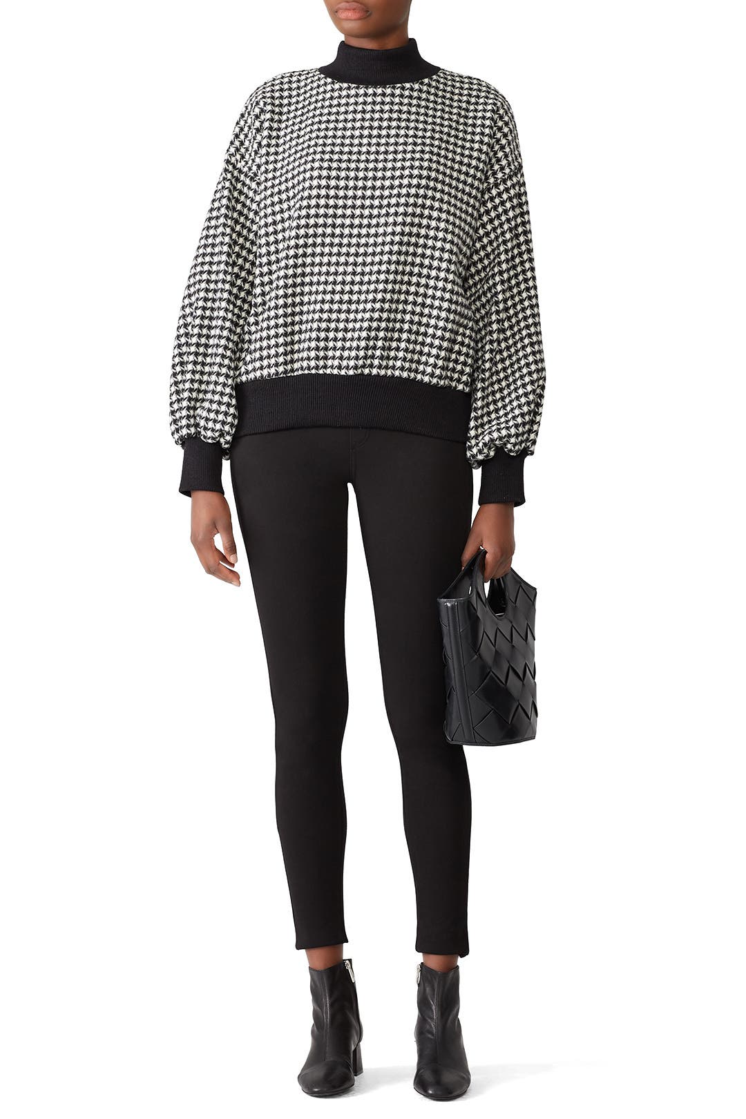 joa houndstooth sweater