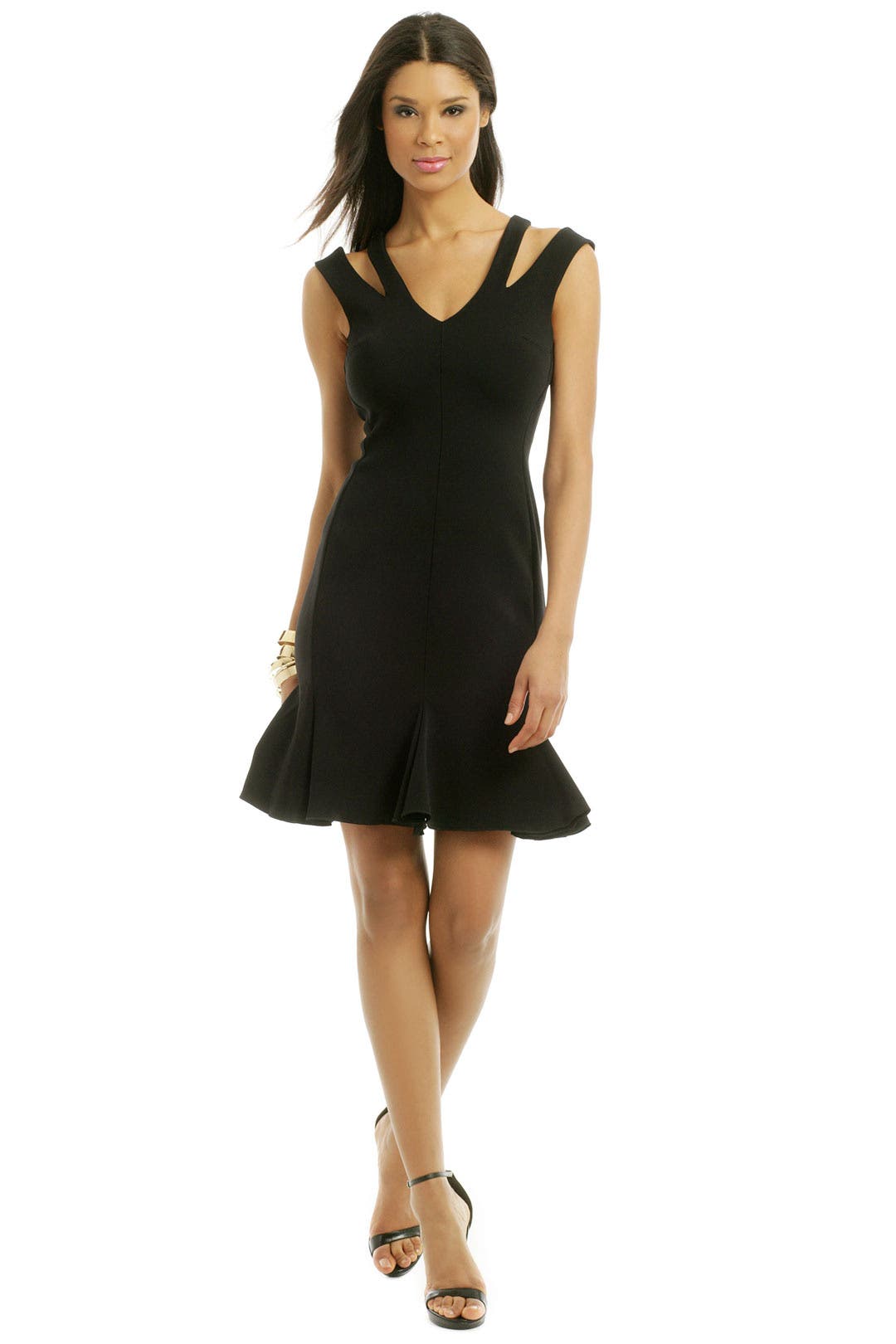 Panelled Flare Cut Out Dress by Josh Goot