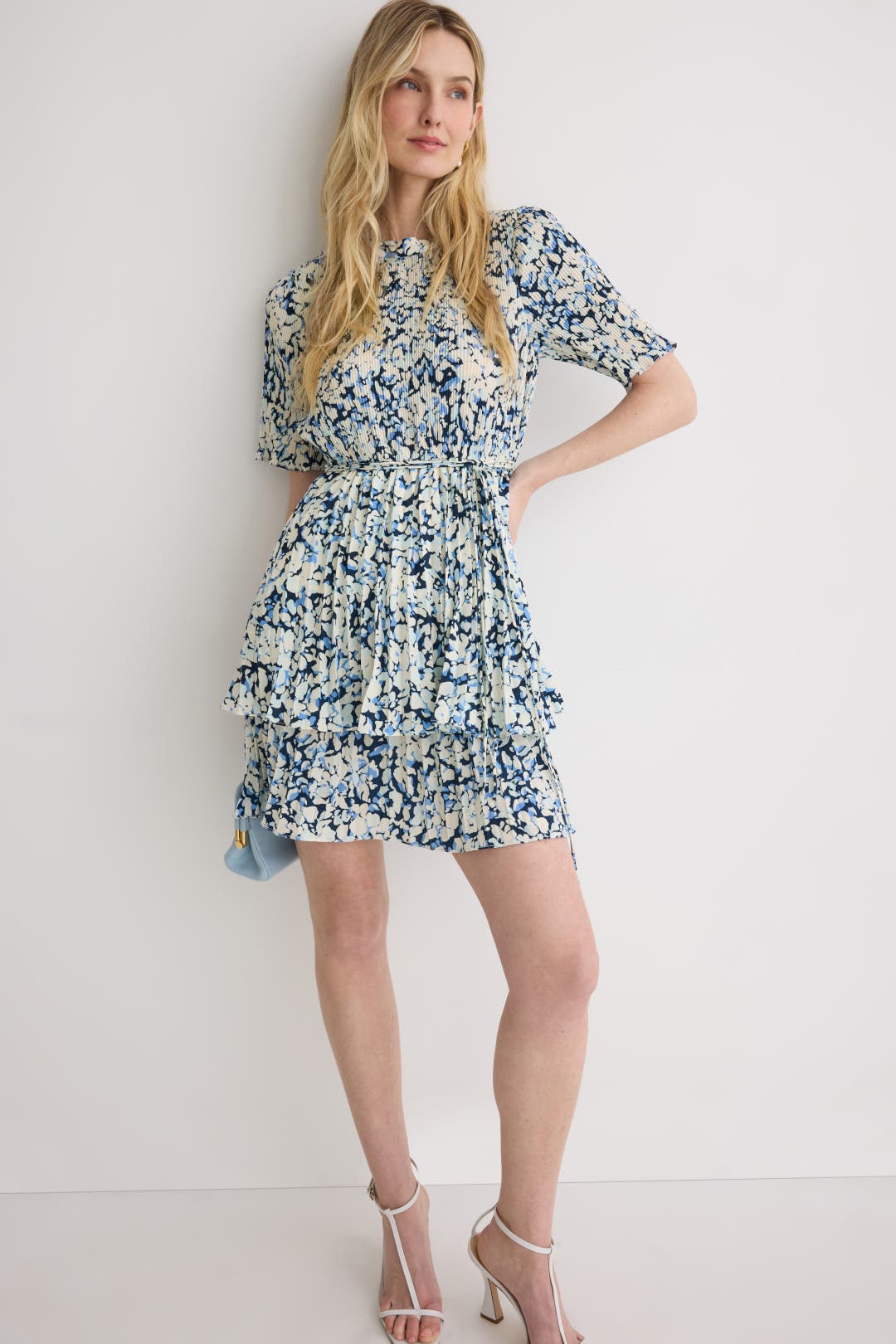 Tiered Pleated Mini Dress by Derek Lam 10 Crosby x RTR | Rent the Runway