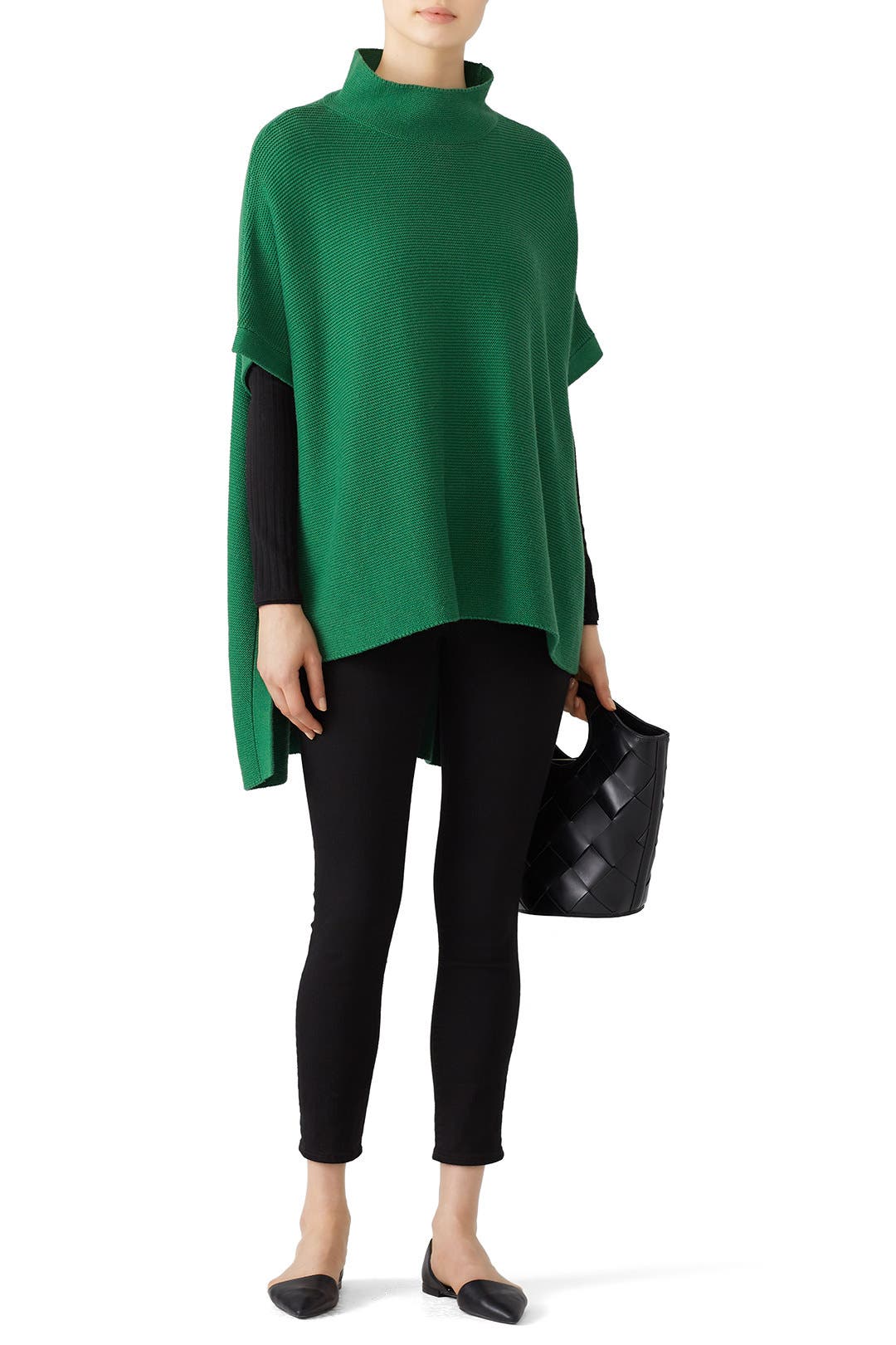 Green Ember Poncho by Elk for $66 