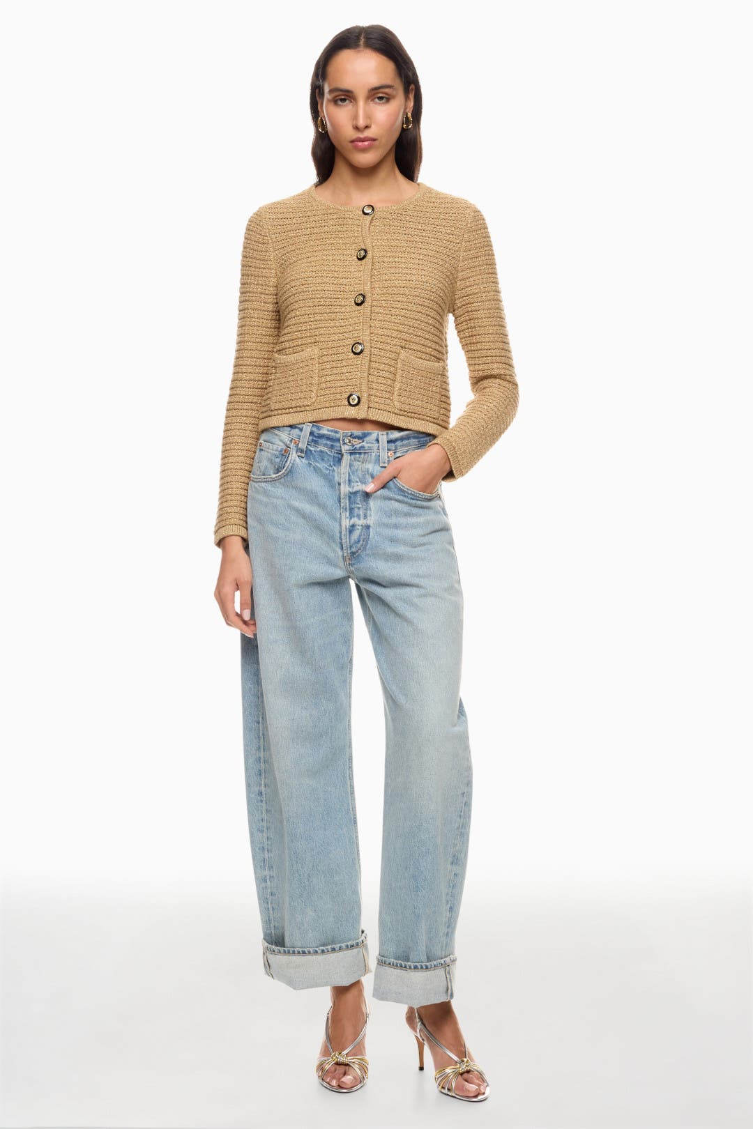 Kady Lurex Sequin Trouser main image 1