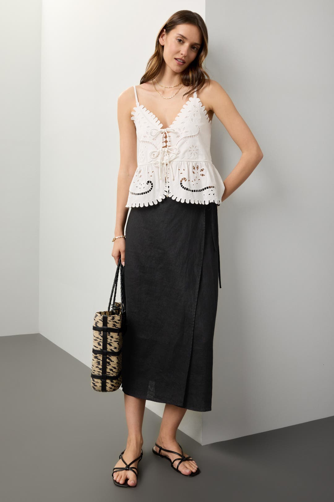 CARLY LINEN TOP