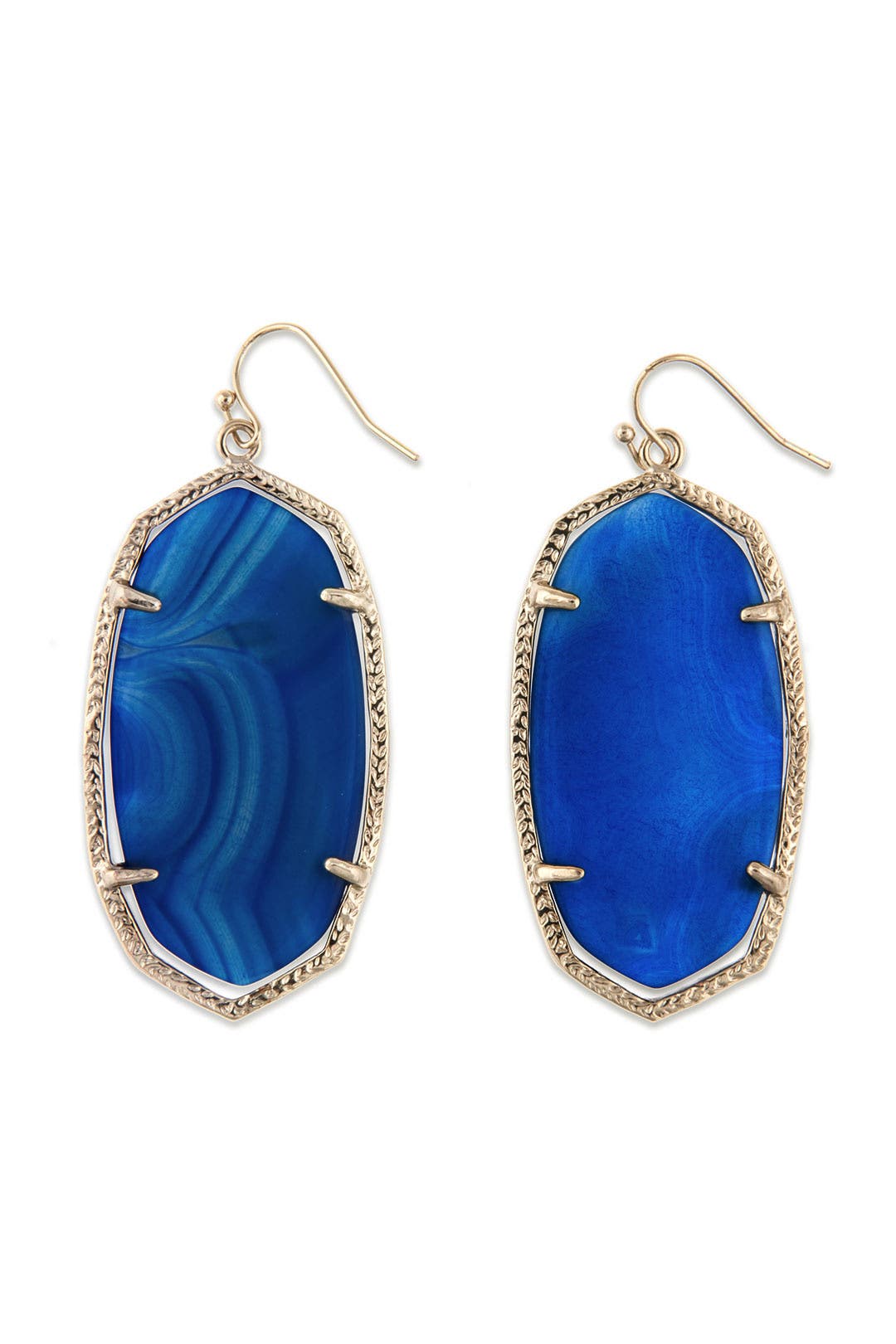 Danielle Blue Agate Earrings by Kendra Scott