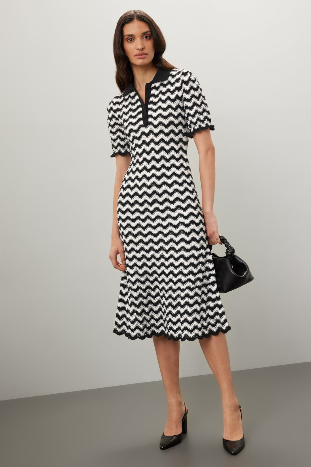 Tali Dress - Geo Stripe Knit main image 1