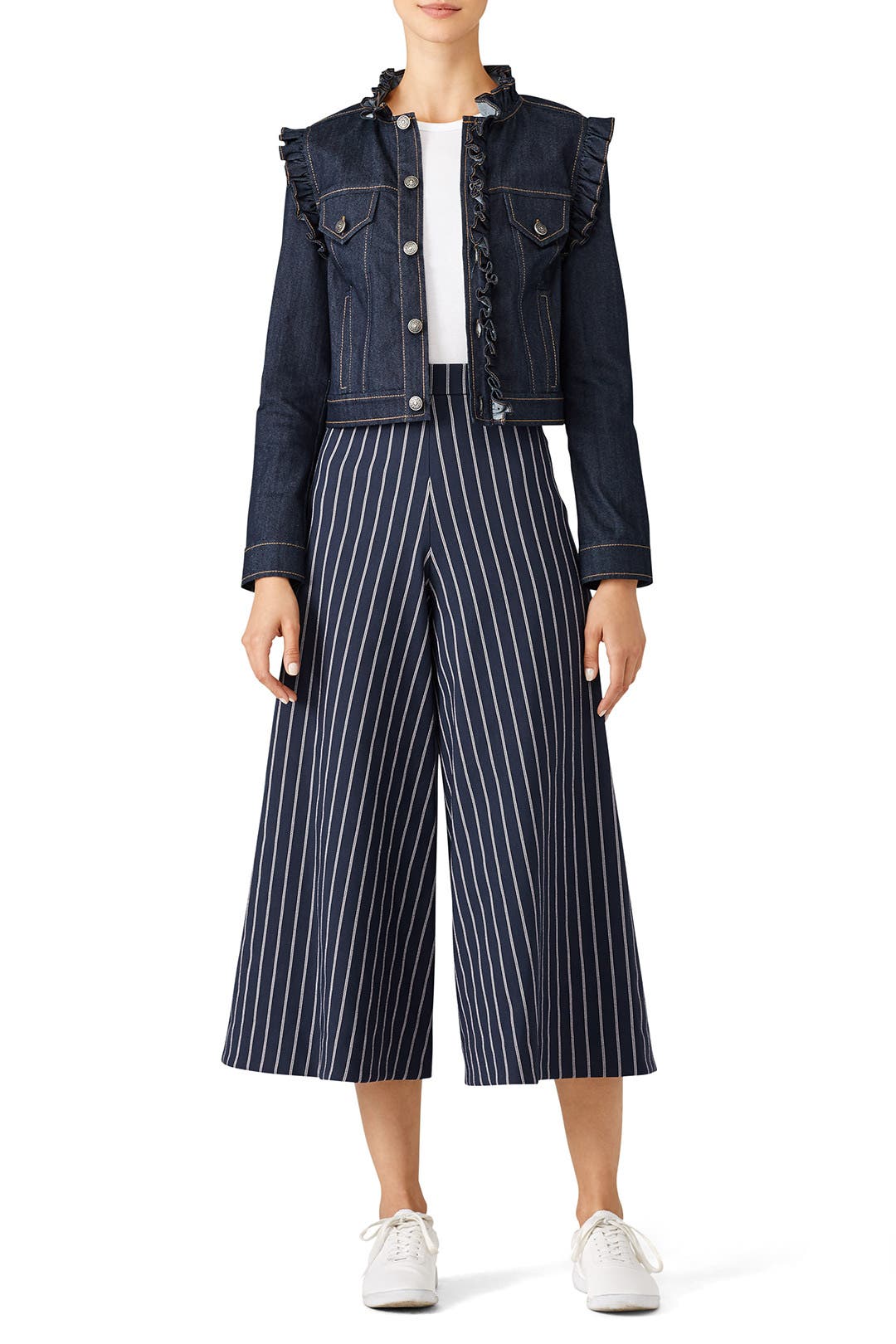 Allegra Denim Jacket by Cinq à Sept Rent the Runway