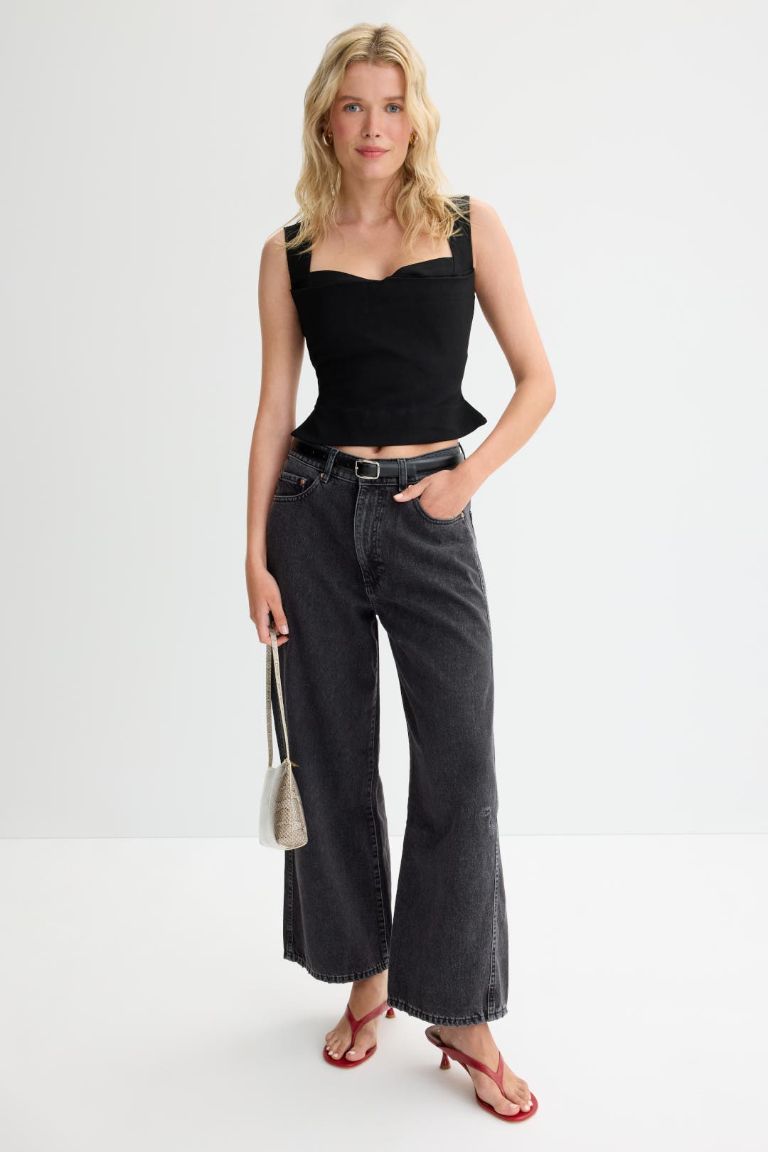 TAYLOR RELAXED HIGH RISE BARREL DENIM