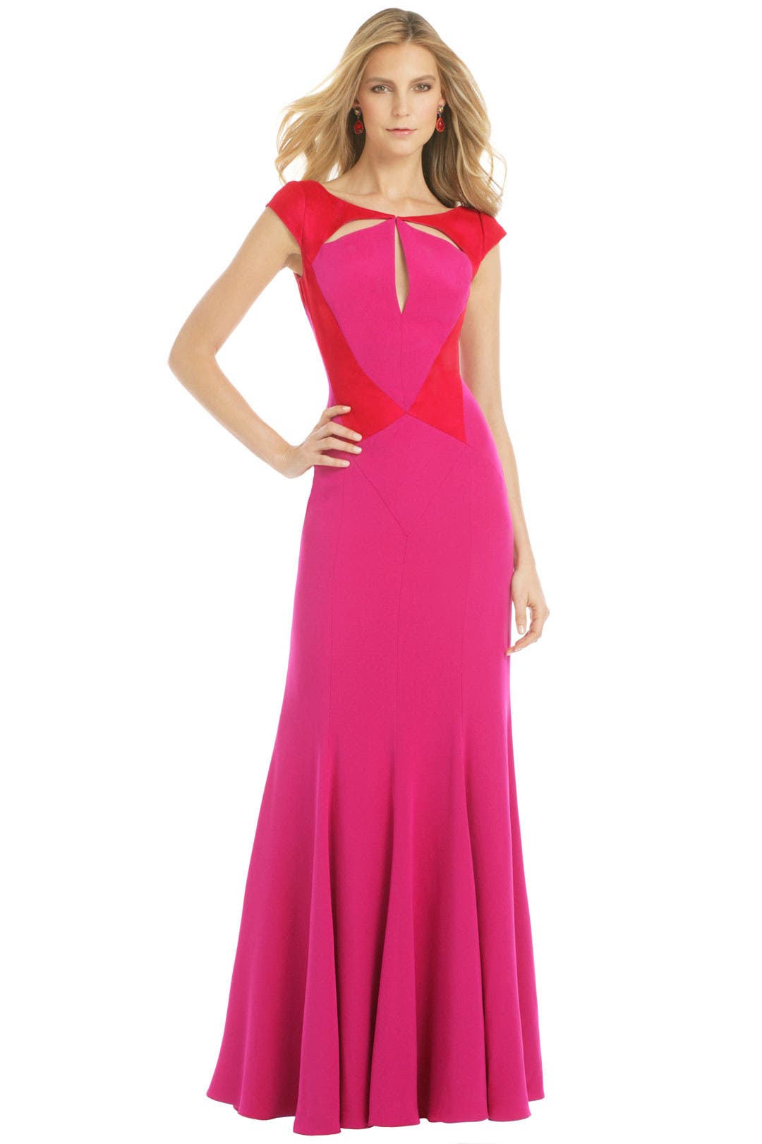 Amaranth Lotus Gown by Bibhu Mohapatra