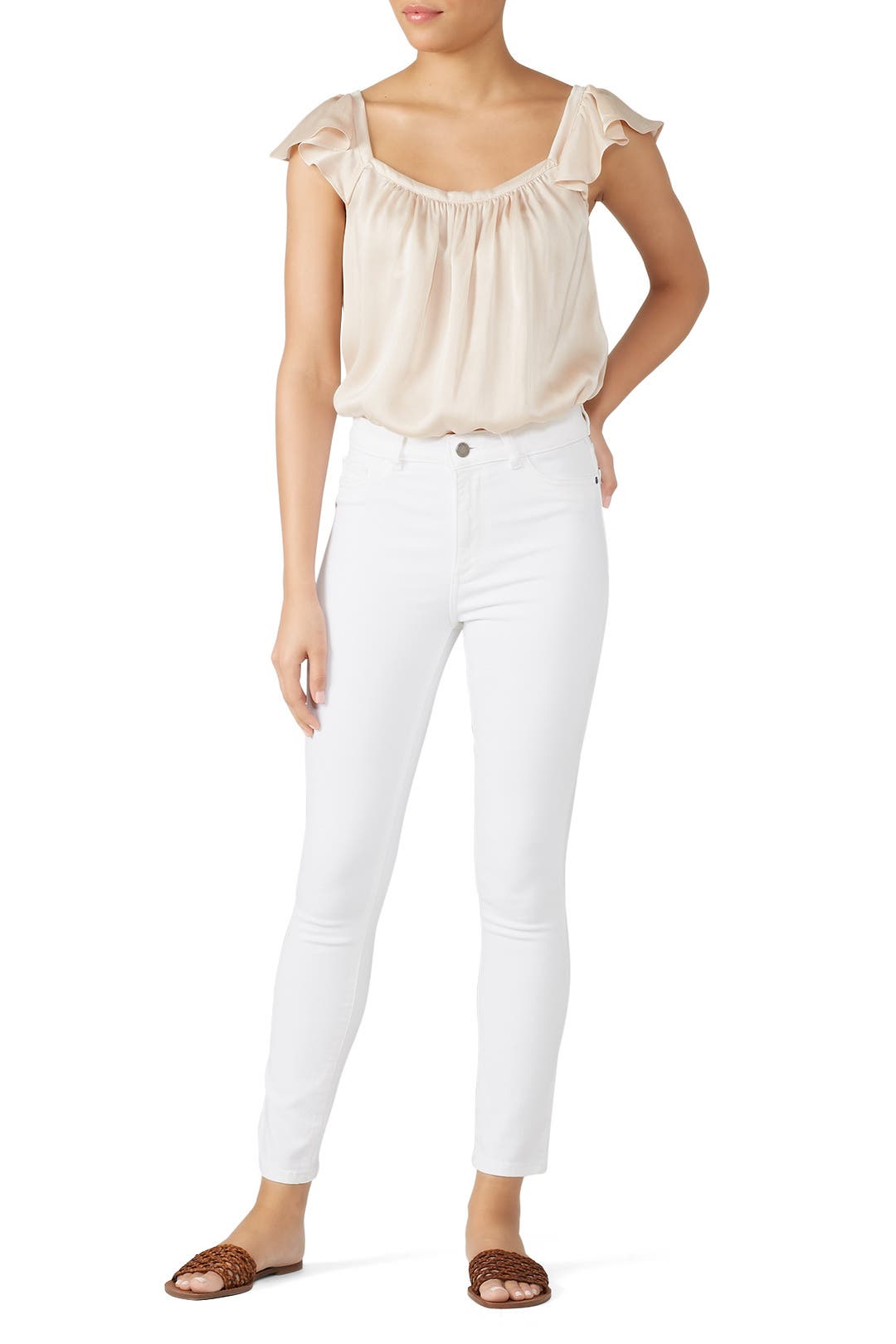 Sleeveless Silk Charm Top by Rebecca Taylor Rent the Runway