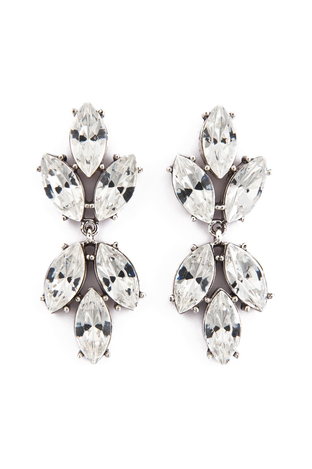 Falling Leaf Earrings by Badgley Mischka Jewelry for $63 | Rent the Runway