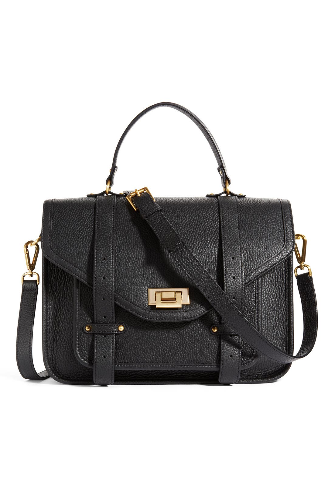 Black Hayden Satchel by Gigi New York | Rent the Runway