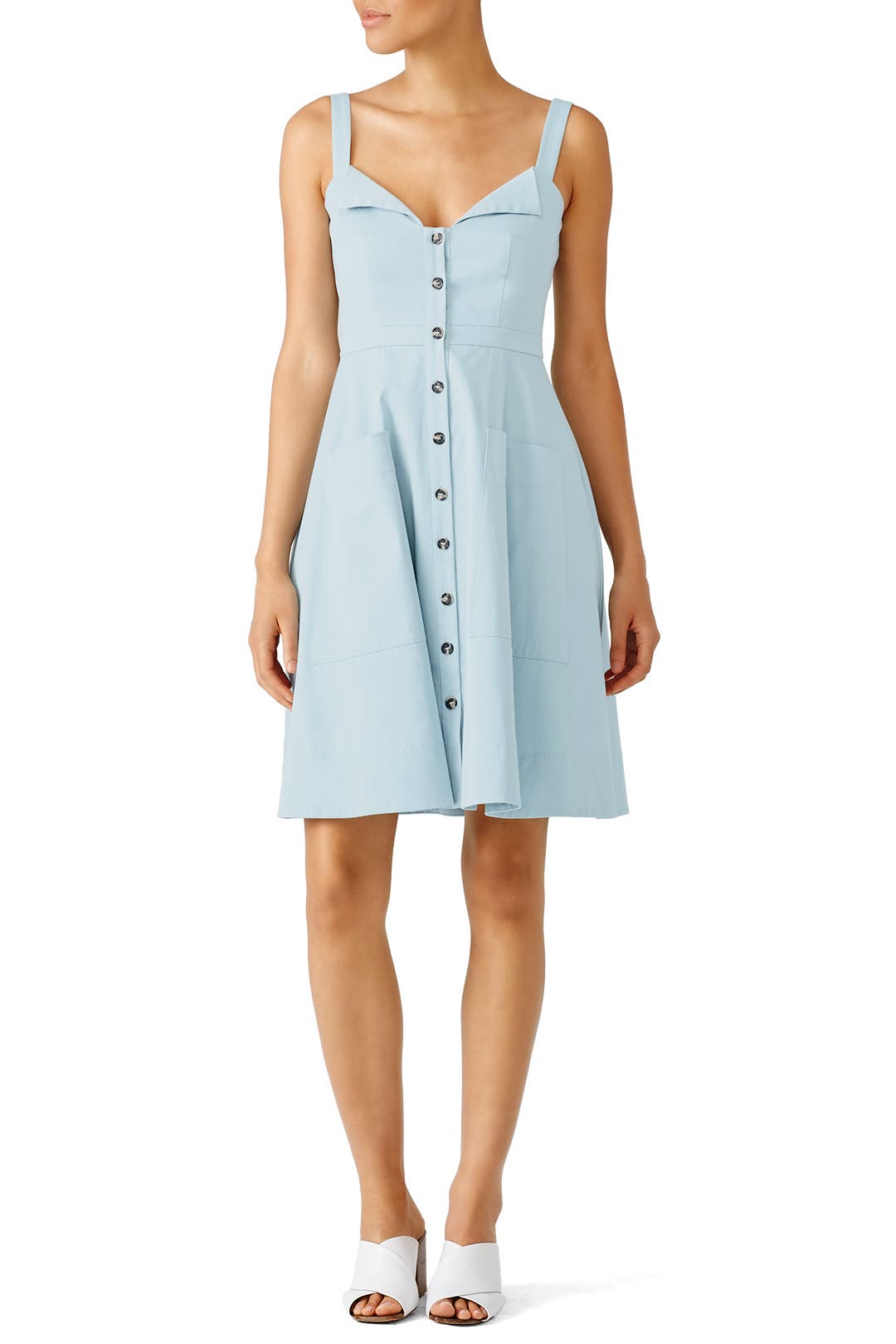 パーティードレス SALONI 1959 447395 Dresses Blue Blue Fara Dress by SALONI | Rent the Runway