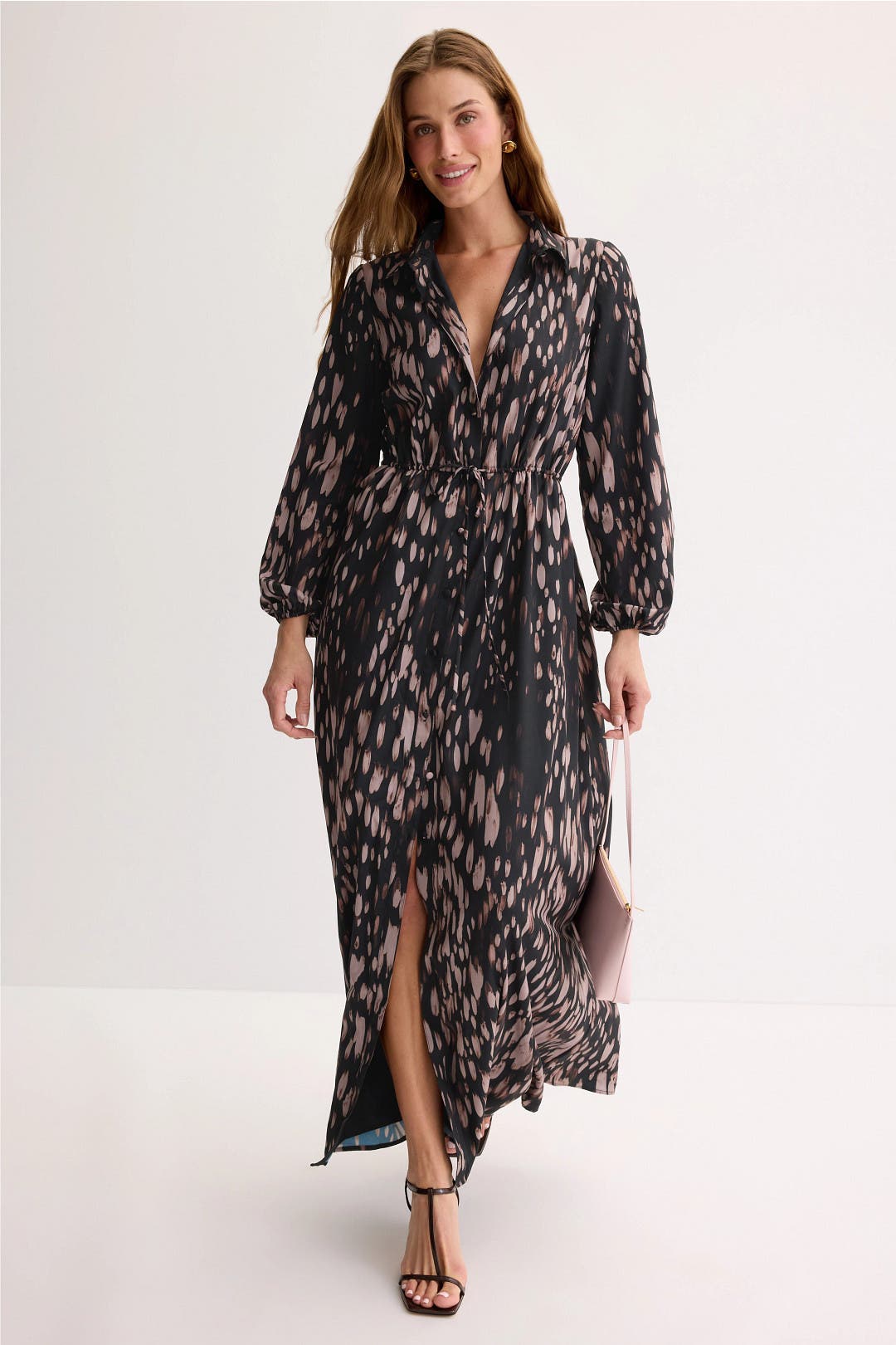 PORCHIA ANIMAL PRINT DRESS