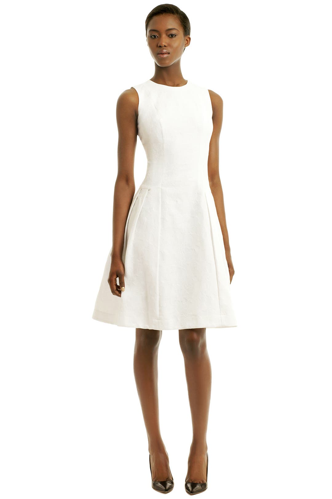 White Halo Dress by Carmen Marc Valvo