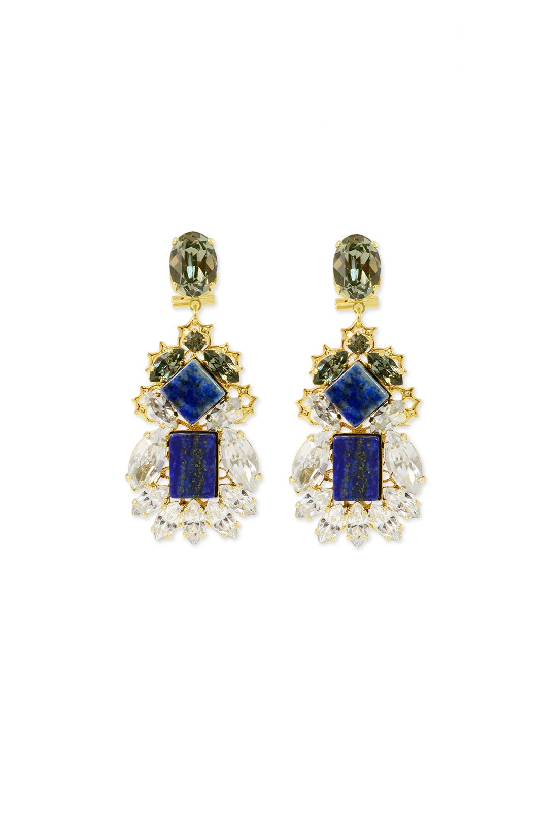 Blue Jasmine Earrings by Anton Heunis
