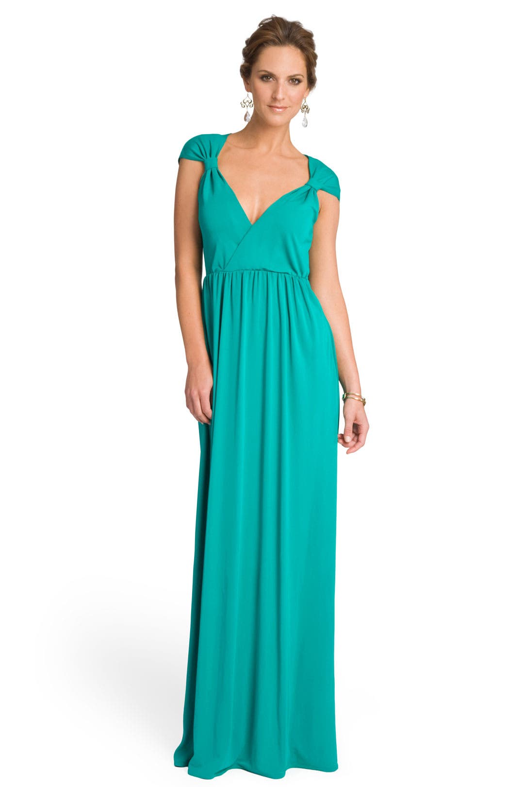 Enchanting Emerald Gathered Gown by Alice by Temperley