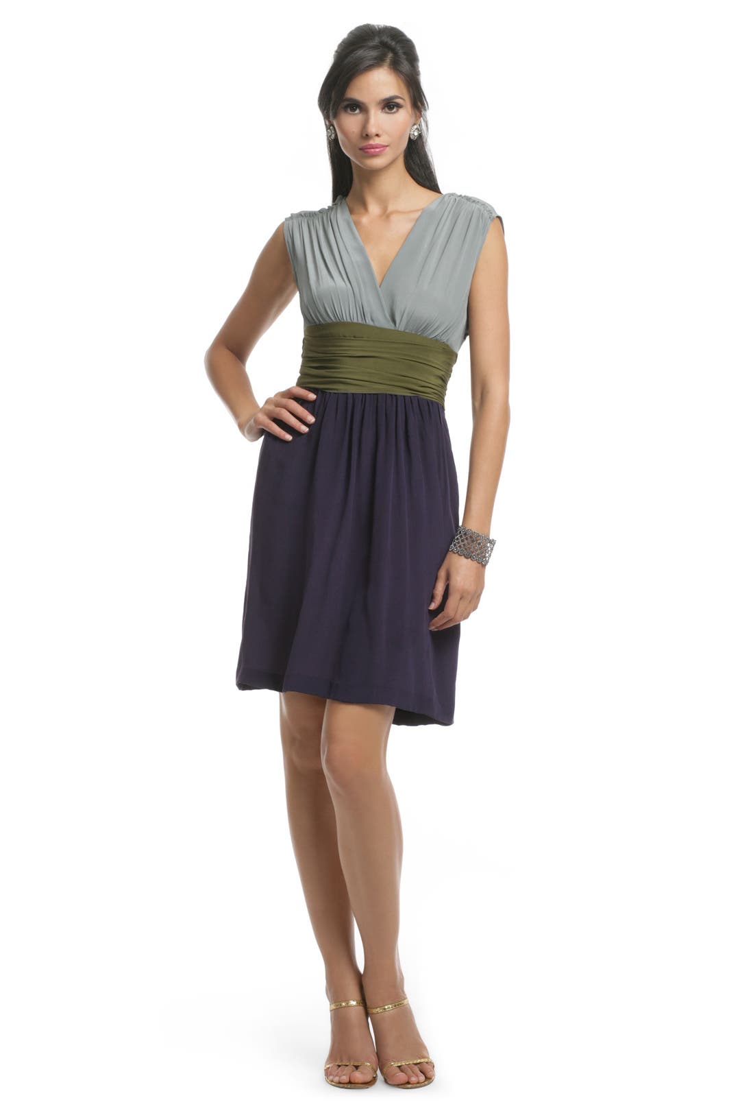 Colorblock Sash Dress by Philosophy di Lorenzo Serafini