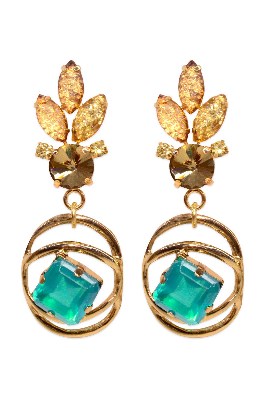 Althea Green Earring by Lulu Frost