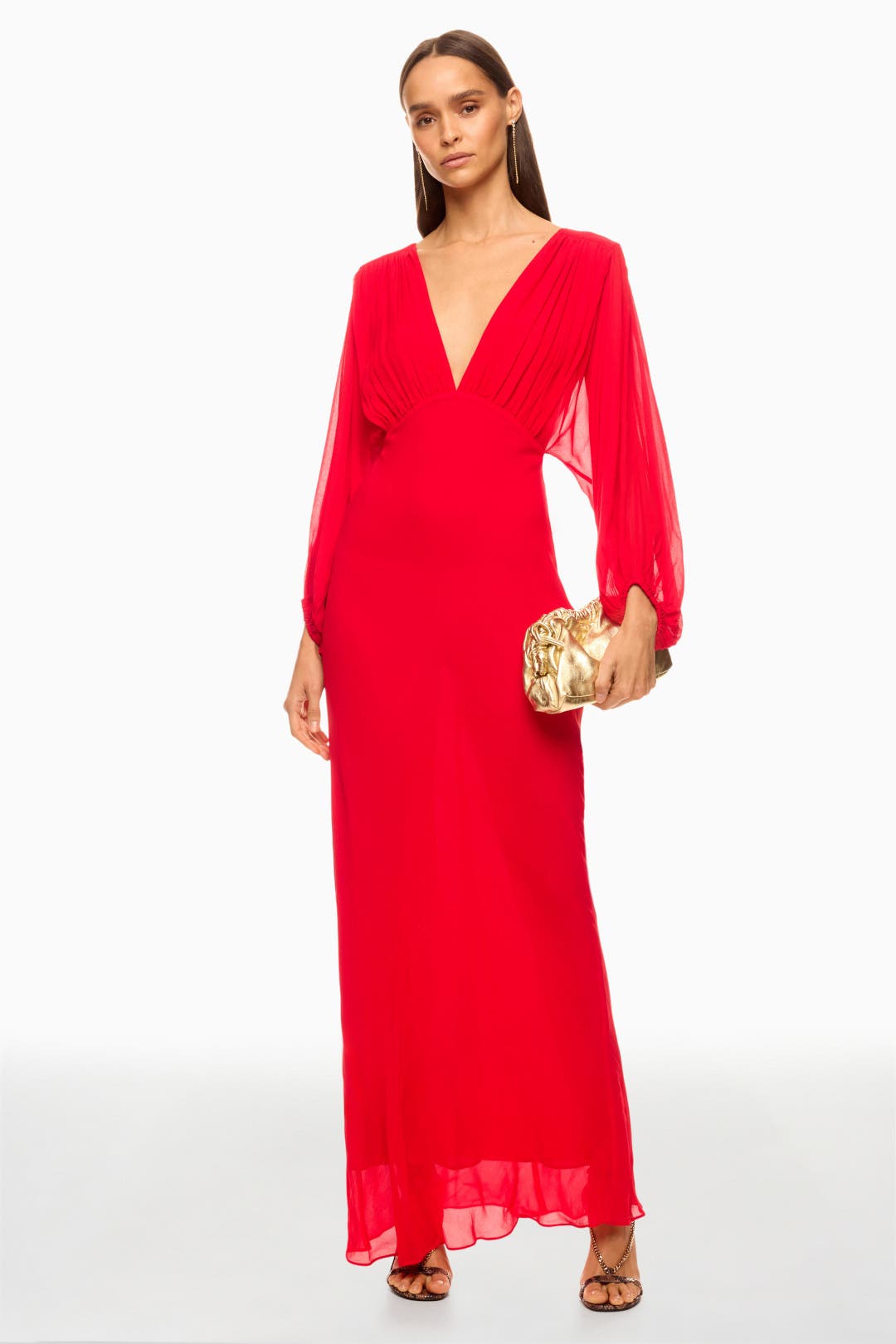 ワンピース Ameri BALLOON SHOULDER DRESS BALLOON SHOULDER DRESS