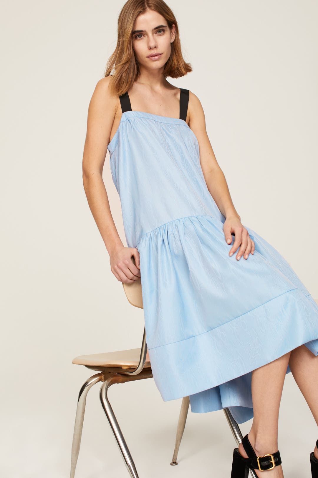 High Low Swing Dress by Adam Lippes Collective for $60 - $75 | Rent the  Runway