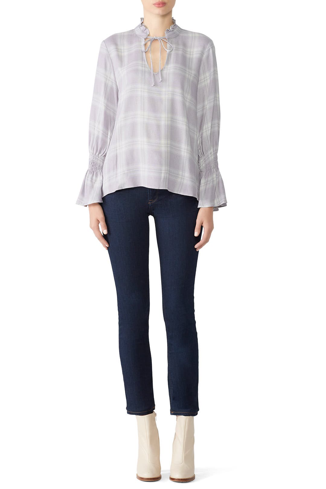 Plaid Jennifer Top by Waverly Grey for 27 Rent the Runway