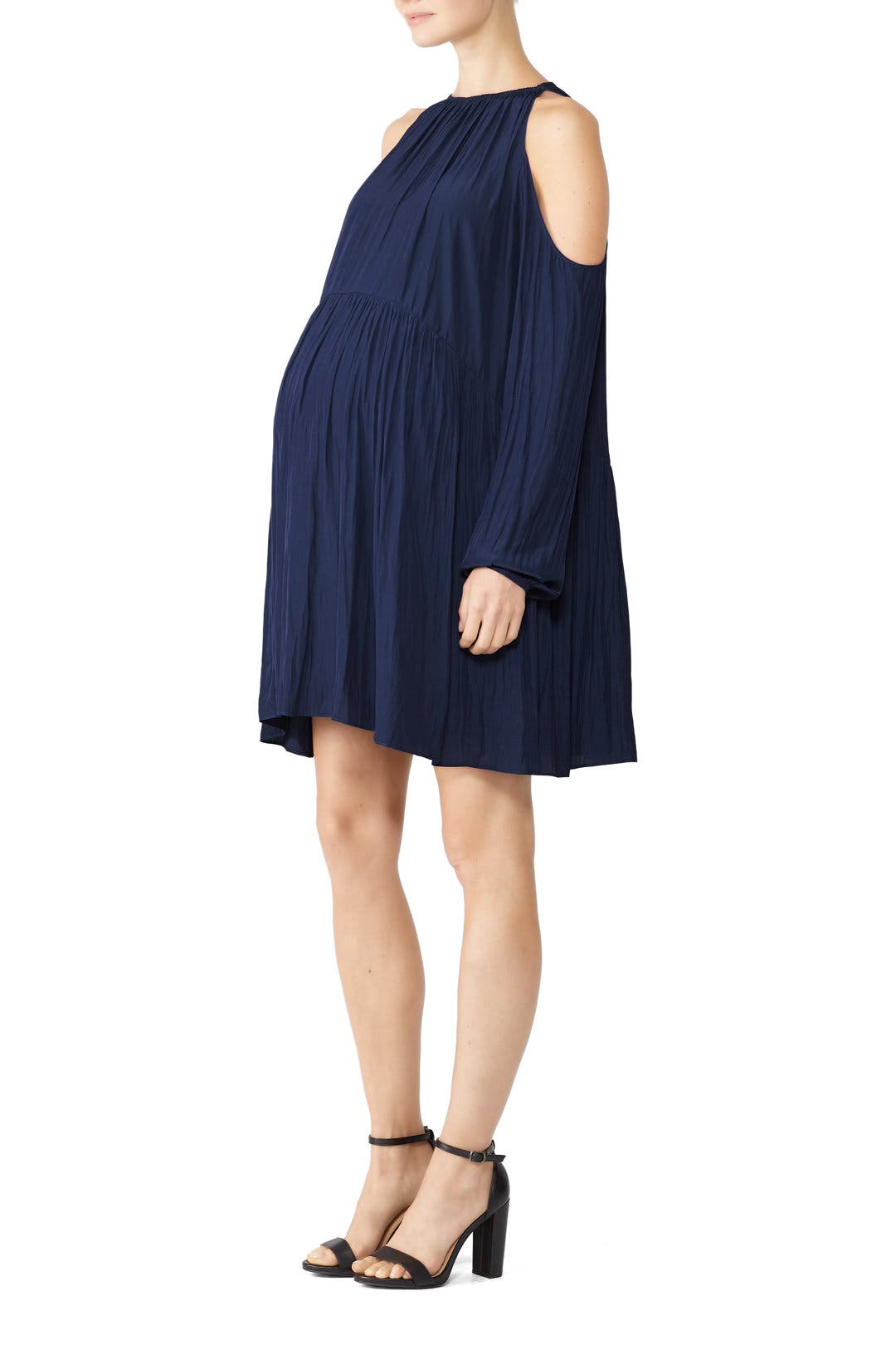 Navy Heather Maternity Dress by FOR 2 by Ramy Brook Rent the Runway