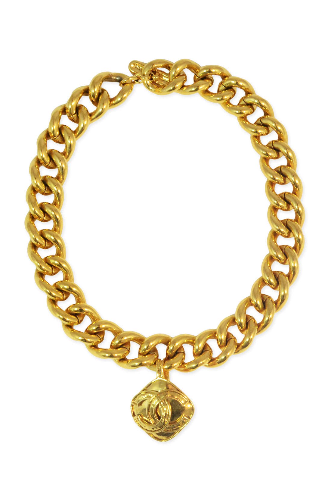 Vintage Chanel CC Choker by WGACA Vintage