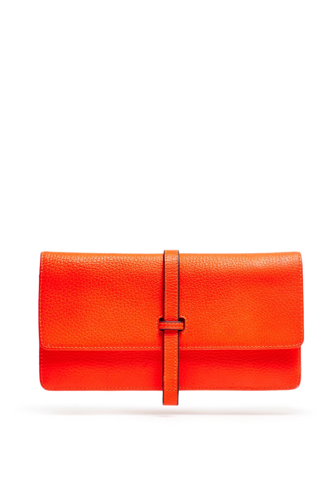 Tangerine Leyla Clutch by Annabel Ingall