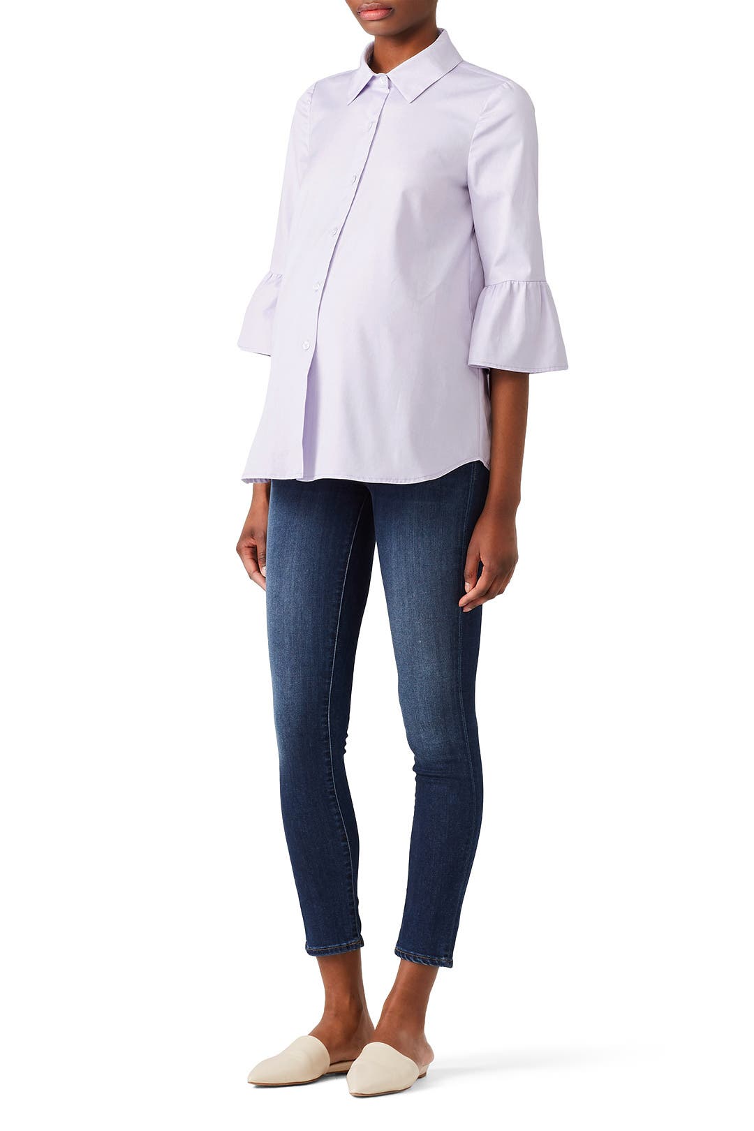 lilac oxford shirt