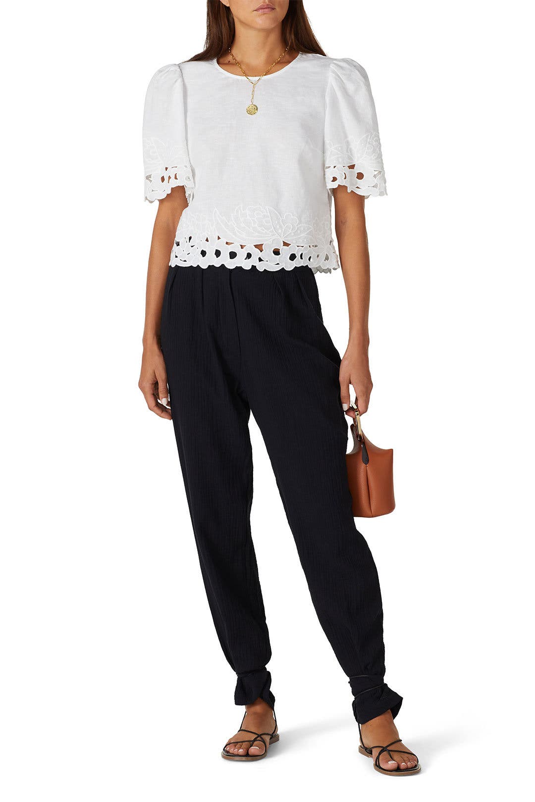 Ebbie embroidery Top