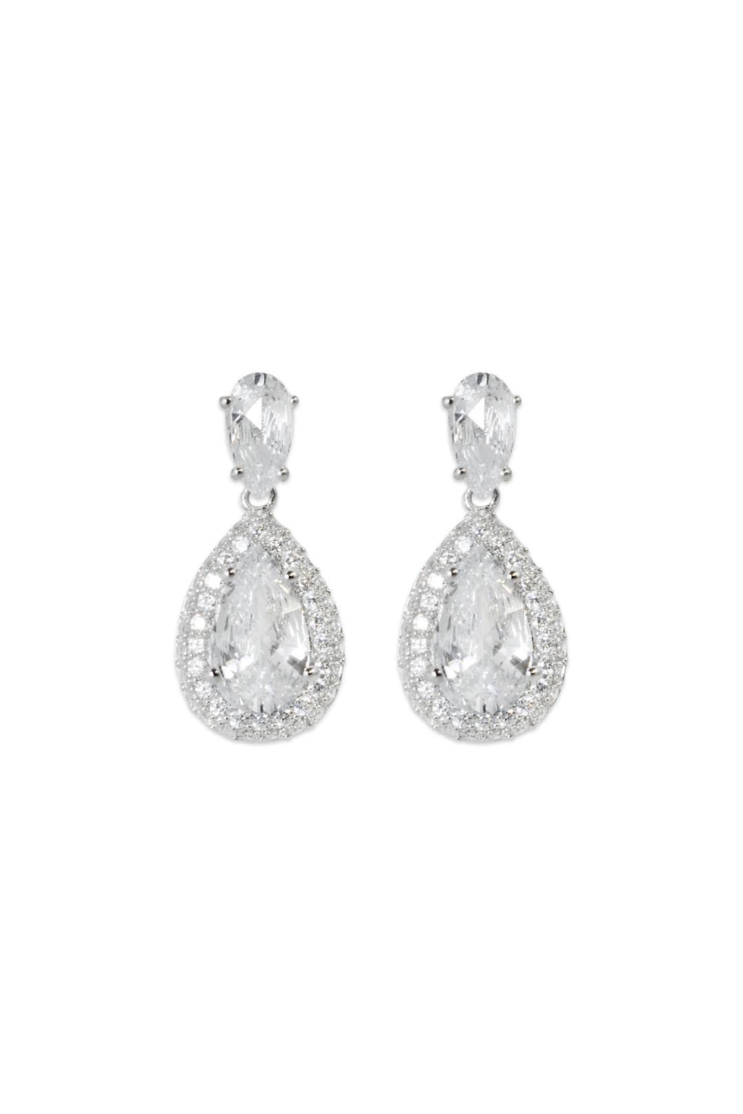 Crystal Waters Drop Earrings by Crislu