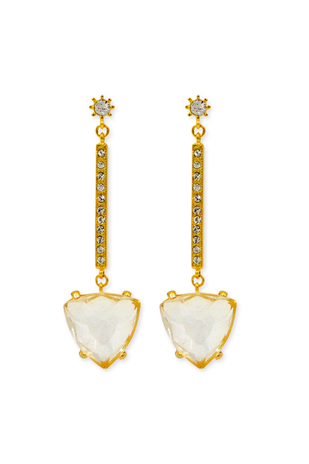 Obelisk Drop Earrings by Gerard Yosca