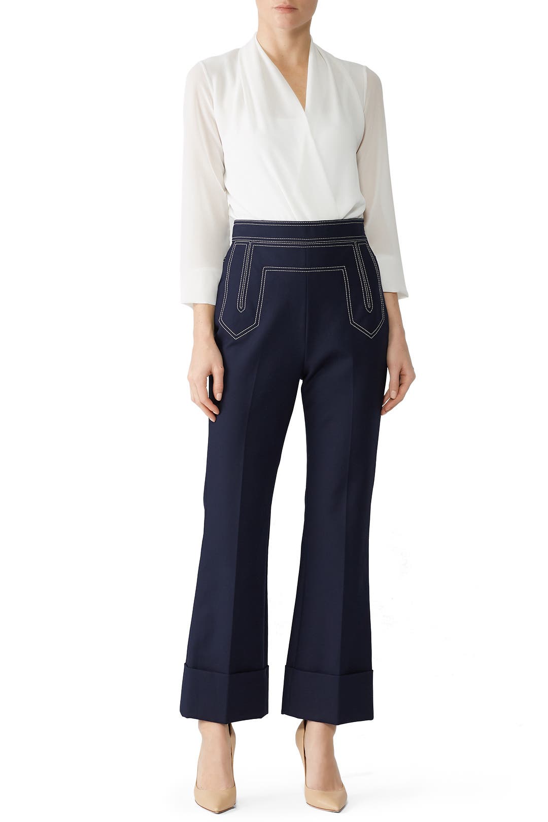 Patricia Sailor Pants by Khaite Rent the Runway
