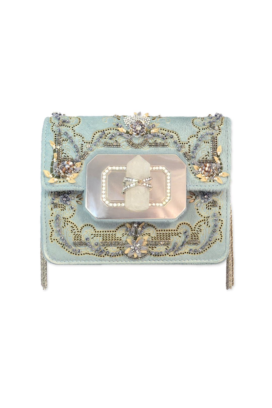Small Phoebe Embroidered Handbag by Marchesa Handbags
