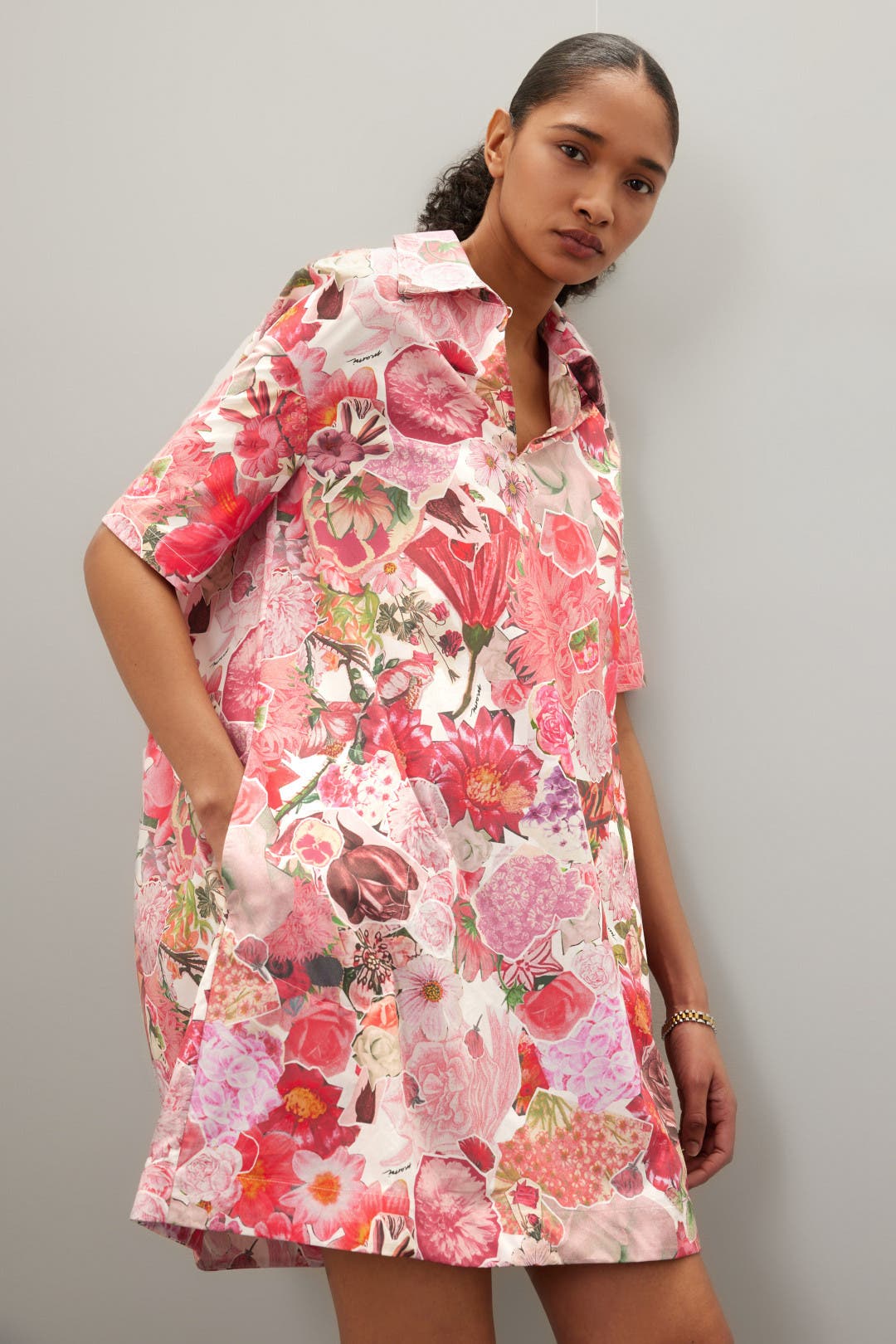 【関税送料込】Marni Short Floral Dress Marni Floral Short Sleeve Dress – Katy Lynn Boutique
