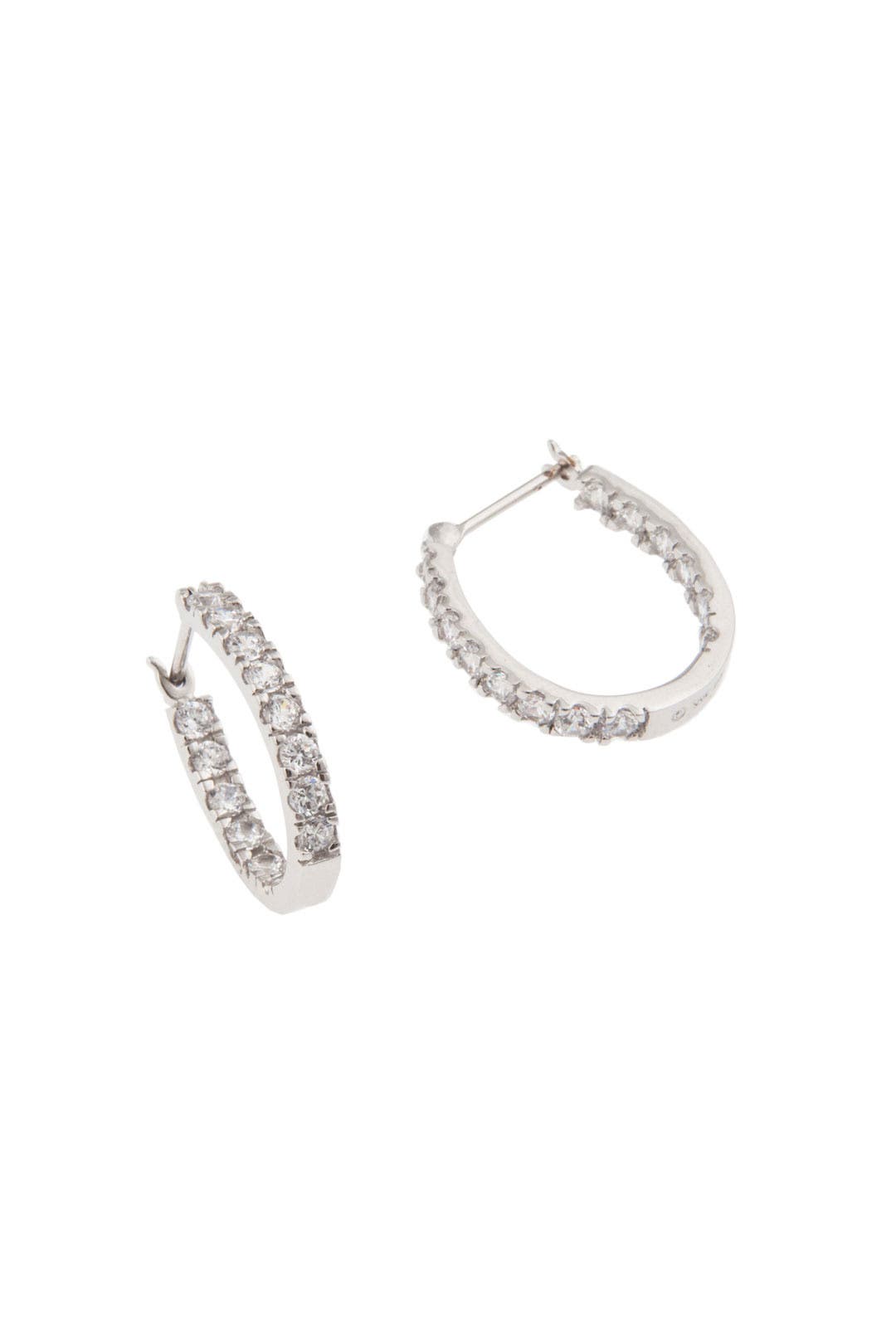 Crystal Hoop Love Earrings by Crislu